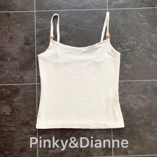 Pinky&Dianne(ピンキーアンドダイアン)のPinky&Dianne♡キャミソール♡ホワイト レディースのトップス(キャミソール)の商品写真