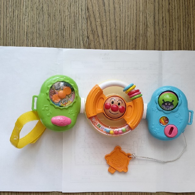 Agatsuma(アガツマ)のアンパンマンおでかけハンドル キッズ/ベビー/マタニティのおもちゃ(知育玩具)の商品写真