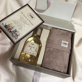 サボン(SABON)のSABONのシャワーオイルとミニタオル(バスグッズ)