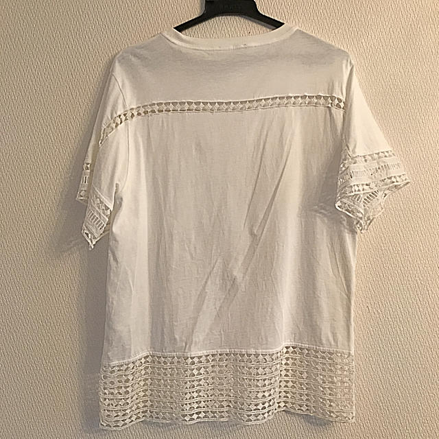 Chloe(クロエ)のマロンクリーム様専用  クロエレース  ホワイトＴシャツ レディースのトップス(Tシャツ(半袖/袖なし))の商品写真