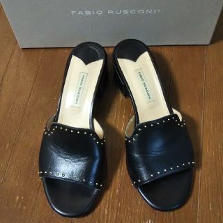 ファビオルスコーニ(FABIO RUSCONI)のFABIO RUSCONI サンダル ミュール 37サイズ 美品 (サンダル)