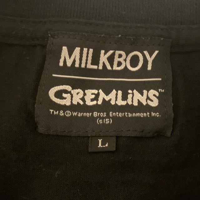 MILKBOY(ミルクボーイ)のMILKBOY×GREMLINS GIZMO POPCORN TEE 黒 メンズのトップス(Tシャツ/カットソー(半袖/袖なし))の商品写真