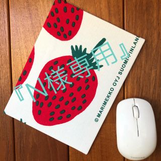 マリメッコ(marimekko)のハンドメイド　マウスパッド　北欧　文具(その他)