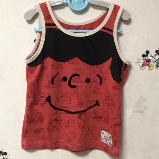 ブーフーウー(BOOFOOWOO)のpeanut 顔タンクトップ　Lucy 110(Tシャツ/カットソー)