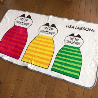 リサラーソン(Lisa Larson)のテトC★様専用！　新品未使用！リサラーソン　特大サイズのブランケット(毛布)