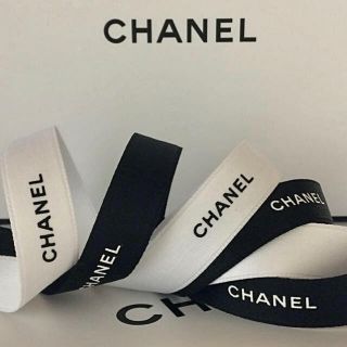 シャネル(CHANEL)の1.5cm幅 CHANEL ラッピング リボン 4m(ラッピング/包装)