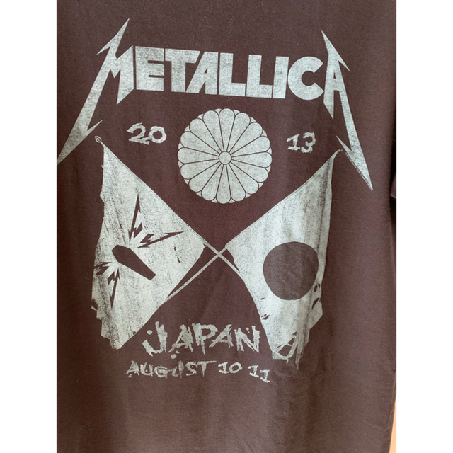 超希少】METALLICA 2013 JAPAN TOUR Tシャツ Lサイズの通販 by 超希少】METALLICA 2013 JAPAN TOUR Tシャツ Lサイズの通販 by
