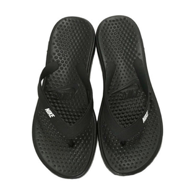 NIKE(ナイキ)のNIKE SOLAY THONG ソレイソング ビーチサンダル  黒　24センチ メンズの靴/シューズ(ビーチサンダル)の商品写真