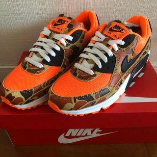 ナイキ(NIKE)の【アットホームニケ様】AIRMAX90 SP ORANGE DUCK CAMO(スニーカー)