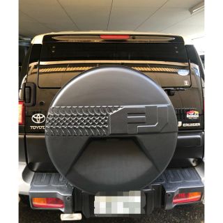 トヨタ - FJクルーザー US純正スペアタイヤカバー バックカメラ付車用
