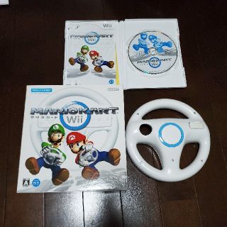 とりのからあげ１２様専用　マリオカートWii ソフト　ハンドル　セット(家庭用ゲームソフト)
