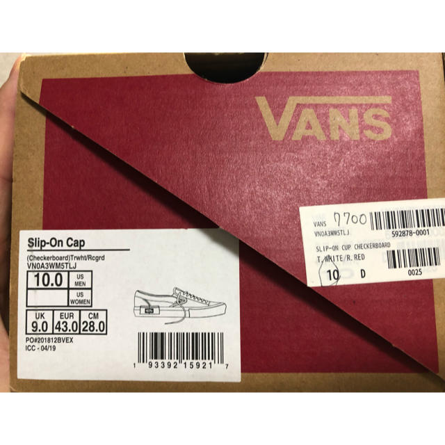 VANS(ヴァンズ)のvans バンズ  スリッポン　28cm メンズ  メンズの靴/シューズ(スニーカー)の商品写真