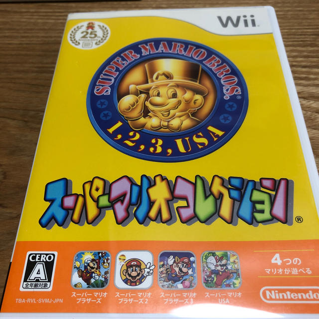 任天堂(ニンテンドウ)のスーパーマリオコレクション　Wii エンタメ/ホビーのゲームソフト/ゲーム機本体(家庭用ゲームソフト)の商品写真