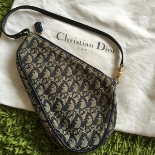 クリスチャンディオール(Christian Dior)のC.Diorサドルバッグ☆保管袋付き(ハンドバッグ)