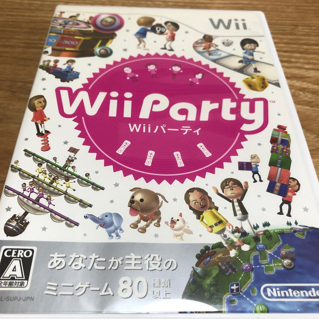 任天堂(ニンテンドウ)のWii Party Wii エンタメ/ホビーのゲームソフト/ゲーム機本体(家庭用ゲームソフト)の商品写真