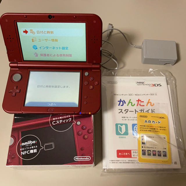 Nintendo 3DS NEW ニンテンドー 本体 LL メタリックレッド