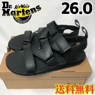 ドクターマーチン(Dr.Martens)の【新品】ドクターマーチン 超軽量 スポーツ サンダル ブラック 26.0(サンダル)