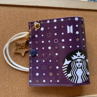 スターバックスコーヒー(Starbucks Coffee)のBTS スタバ　ショッパー　リメイク　マスクカバー　テテイニシャルバージョン(アイドルグッズ)