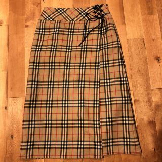 バーバリー(BURBERRY)のバーバリー　ロングスカート  チェックスカート (ロングスカート)