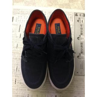 ポロラルフローレン(POLO RALPH LAUREN)の【値下げ】ラルフローレン　メンズスニーカー　UK7(26cm)(スニーカー)