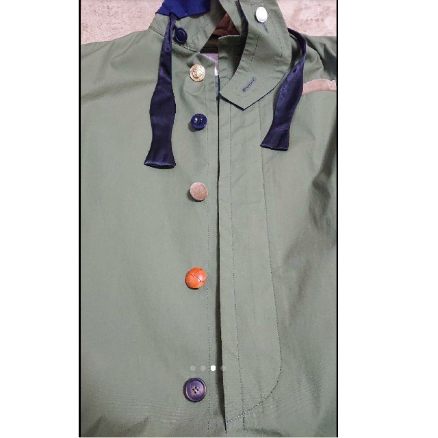 sacai(サカイ)のサイズ２ 新品 カーキ sacai サカイ コート メンズのジャケット/アウター(チェスターコート)の商品写真