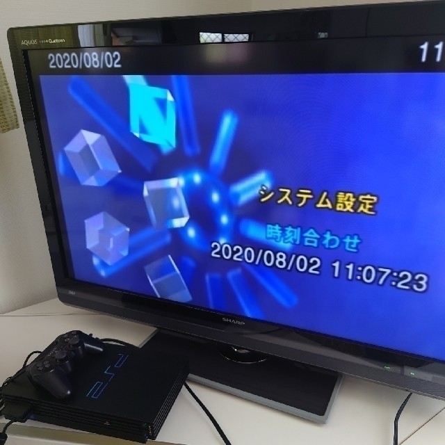 SONY(ソニー)のプレイステーション2 セット エンタメ/ホビーのゲームソフト/ゲーム機本体(家庭用ゲーム機本体)の商品写真