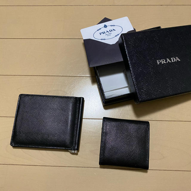 PRADA マネークリップ小銭入れセット