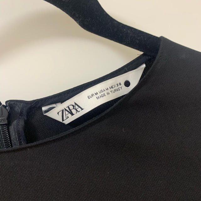 ZARA(ザラ)の【新品】 ZARA パフスリーブ　シースルー　ブラウス レディースのトップス(シャツ/ブラウス(半袖/袖なし))の商品写真