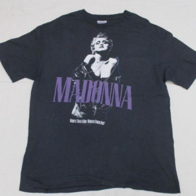 1987's MADONNA Rock Tシャツ Vintage マドンナ メンズのトップス(Tシャツ/カットソー(半袖/袖なし))の商品写真