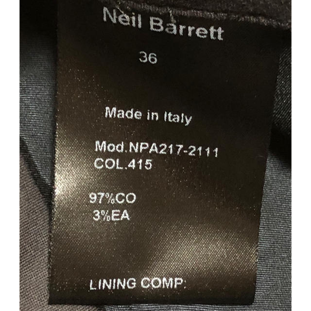 お得再入荷 NEIL ハーフパンツ 36 イタリア製の通販 by シロンのおみせ｜ニールバレットならラクマ BARRETT - 新品未使用 ニールバレット 100%新品