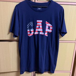 ギャップ(GAP)のTシャツ　ギャップ　アメリカ　ロゴ　紺色　Tシャツワンピ　(Tシャツ(半袖/袖なし))