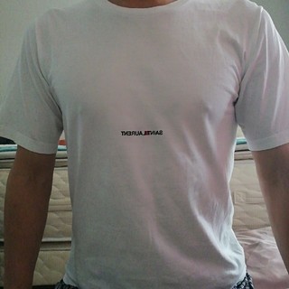 サンローラン(Saint Laurent)のSAINT LAURENTロゴプリント　Ｔシャツ(Tシャツ/カットソー(半袖/袖なし))