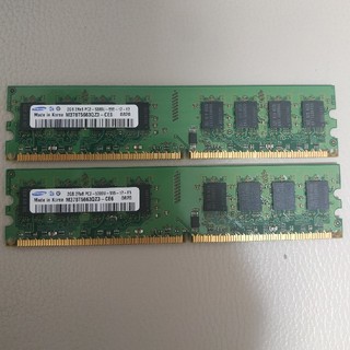PC2-5300U 2GB 2枚(PCパーツ)