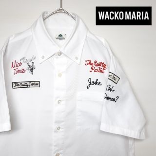 ワコマリア(WACKO MARIA)のWACKOMARIA TOKYO ボタンダウン 半袖 シャツ ホワイト S(シャツ)