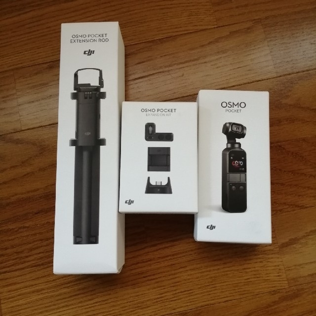 最も優遇の 美品 osmo pocket 拡張キット 延長ロッド ビデオカメラ