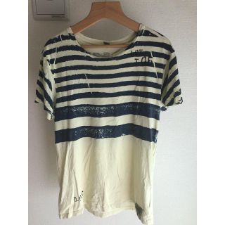 ラルフローレン(Ralph Lauren)のdr.collectors 手書き風　ボーダーTシャツ(Tシャツ/カットソー(半袖/袖なし))