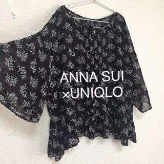 アナスイ(ANNA SUI)のANNA SUI×UNIQLOシフォンブラウス(シャツ/ブラウス(長袖/七分))