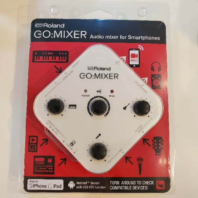 Roland(ローランド)の[yu＊様専用出品] Roland GO:MIXER 楽器のレコーディング/PA機器(ミキサー)の商品写真