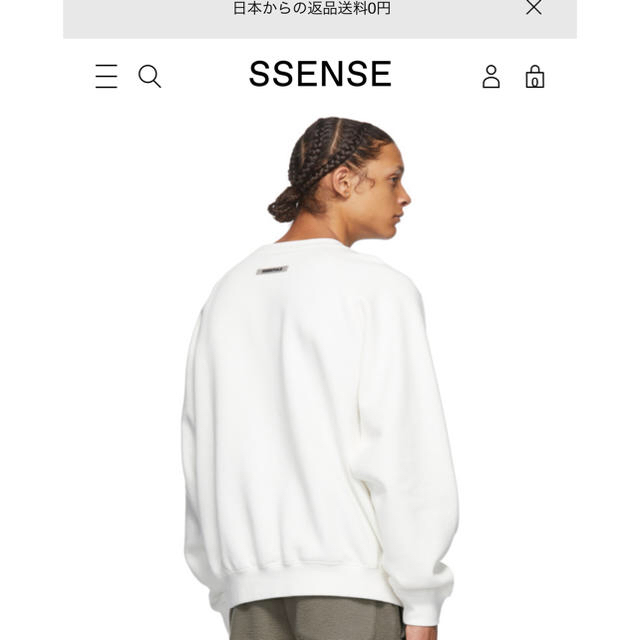 FEAR OF GOD(フィアオブゴッド)のFEAR OF GOD FOG ESSENTIALS スウェット M メンズのトップス(スウェット)の商品写真