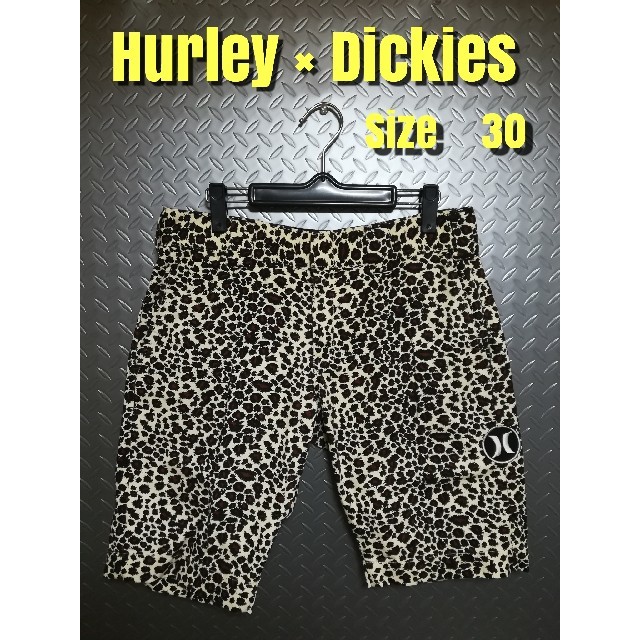 Hurley - Hurley × Dickies ダブルネーム 豹柄 ショートパンツの通販 ...