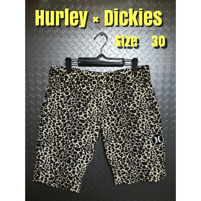 Hurley(ハーレー)のHurley　×　Dickies ダブルネーム　豹柄　ショートパンツ メンズのパンツ(ショートパンツ)の商品写真