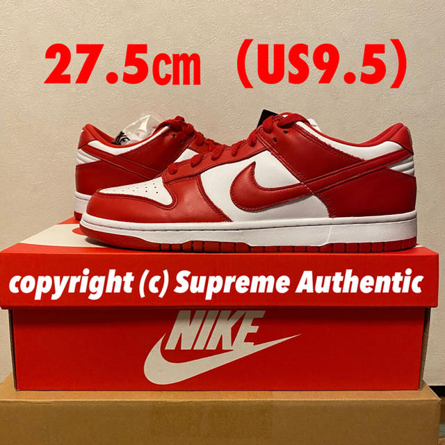 【27.5㎝】NIKE DUNK LOW SP UNIVERSITY RED