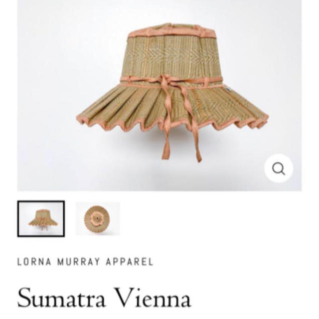 Ron Herman(ロンハーマン)のlorna murray smatra vienna スマトラ　M 値下げ レディースの帽子(麦わら帽子/ストローハット)の商品写真