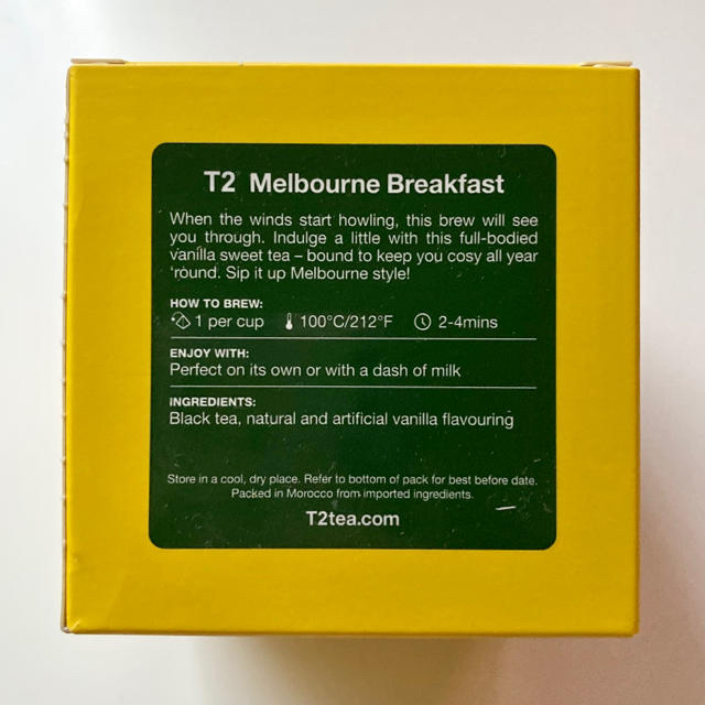 T2 Melbourne breakfast オーストラリア　紅茶 食品/飲料/酒の飲料(茶)の商品写真