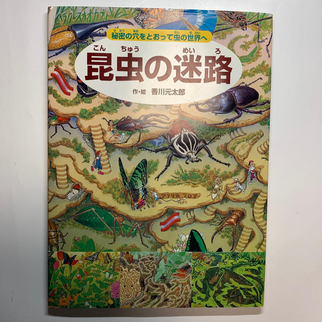 【絵本】昆虫の迷路 秘密の穴をとおって虫の世界へ エンタメ/ホビーの本(絵本/児童書)の商品写真