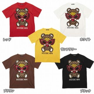 ヒステリックミニ(HYSTERIC MINI)の新品　モノグラム　テディ　ビック　100 110 ブラック(Tシャツ/カットソー)