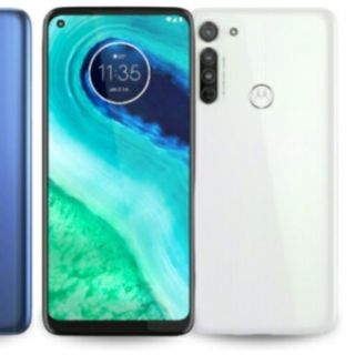 アンドロイド(ANDROID)の【未開封新品】モトローラ moto g8（ホログラムホワイト）(スマートフォン本体)