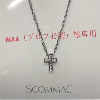 ブレス(BLESS)のScommaG クロスネックレス　ステンレス　シルバー(ネックレス)