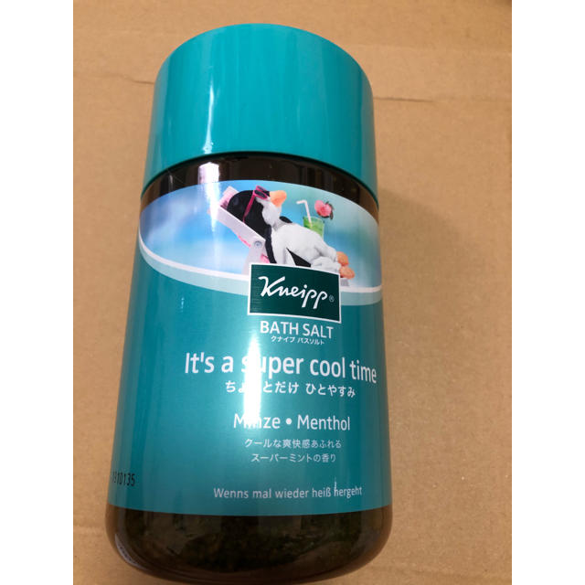 Kneipp(クナイプ)のクナイプ　バスソルト　スーパーミントの香り　850g コスメ/美容のボディケア(入浴剤/バスソルト)の商品写真