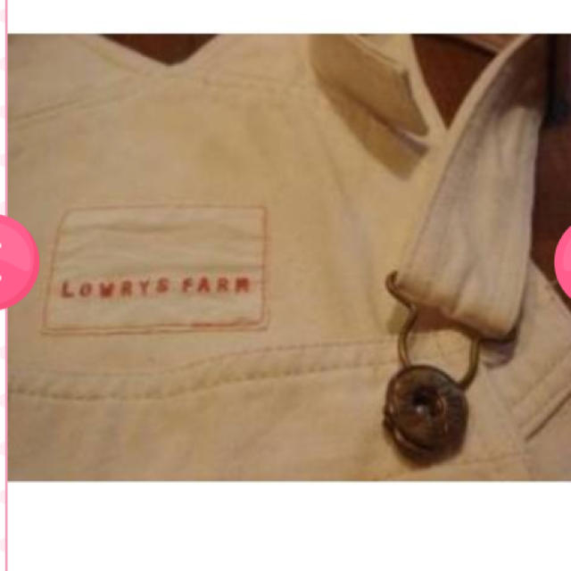 LOWRYS FARM(ローリーズファーム)の＊ 白 オーバーオール スカート レディースのワンピース(ロングワンピース/マキシワンピース)の商品写真